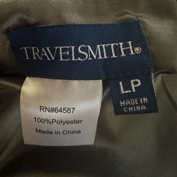 Travelsmith Reversible  Raincoat Pleated Hood/Collar PL - Picture 7 of 7